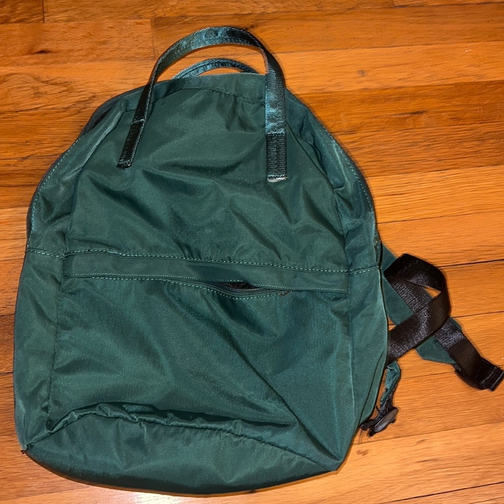 Dark green backpack